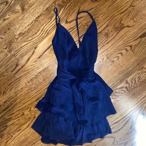 Princess Polly navy romper size 4